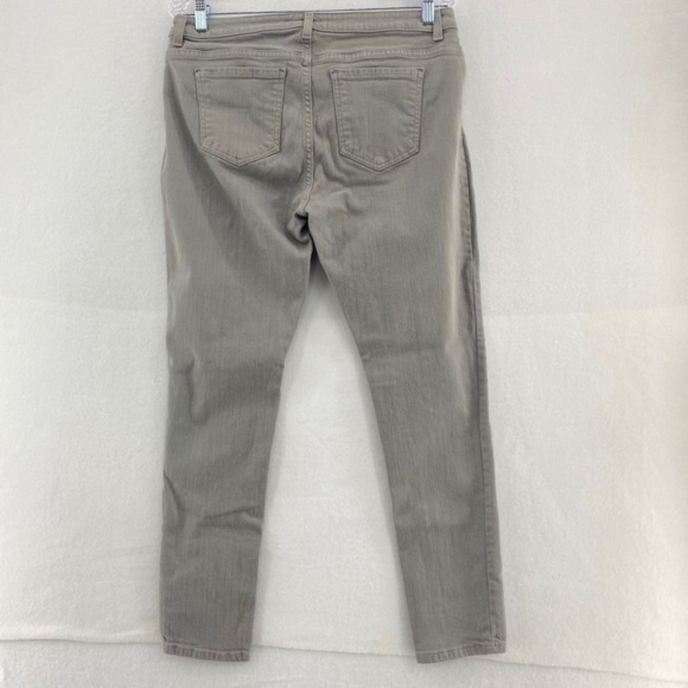 Michael Kors Gray Denim Pants Zipper Pockets Skinny Jeans Size 8 - Picture 7 of 12